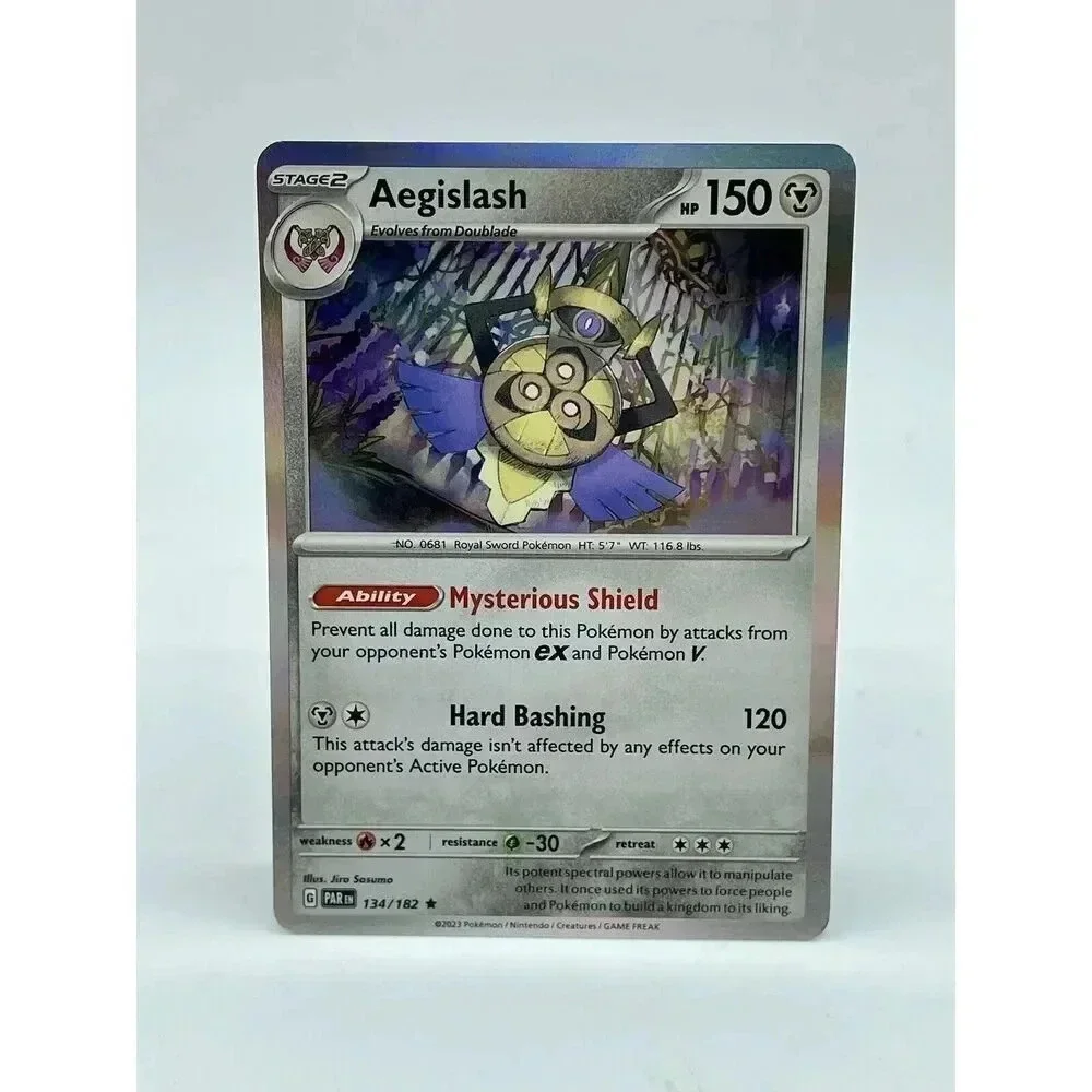 Aegislash 134/182 Paradox Rift Holo Pokémon‎ TCG Rare Mint Unplayed
